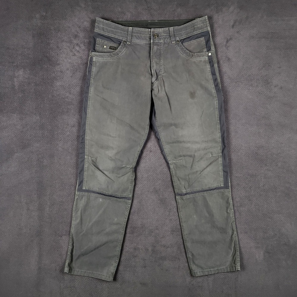 KUHL Radikl Hiking Pants Mens 34x30 Gray Enduro Fabric Stretch Utility 13420